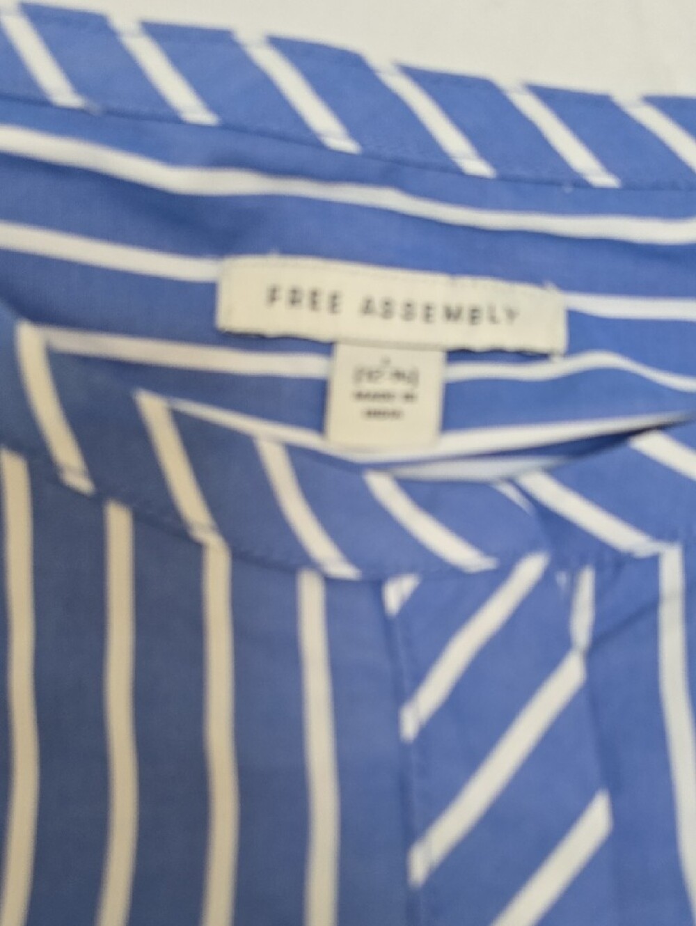 The Drop Blue and White Striped Midi Shirt Dress - Picture 4 of 12